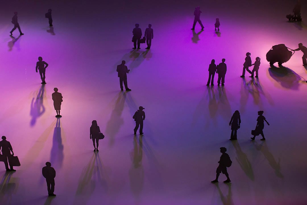 藝術家Cornelia Erdmann的作品《人物》。攝：盧翊銘/端傳媒