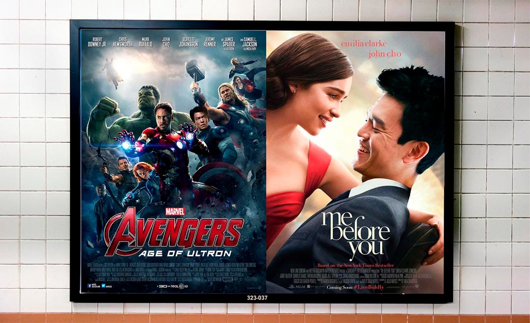 「#StarringJohnCho」换脸活动电影海报。