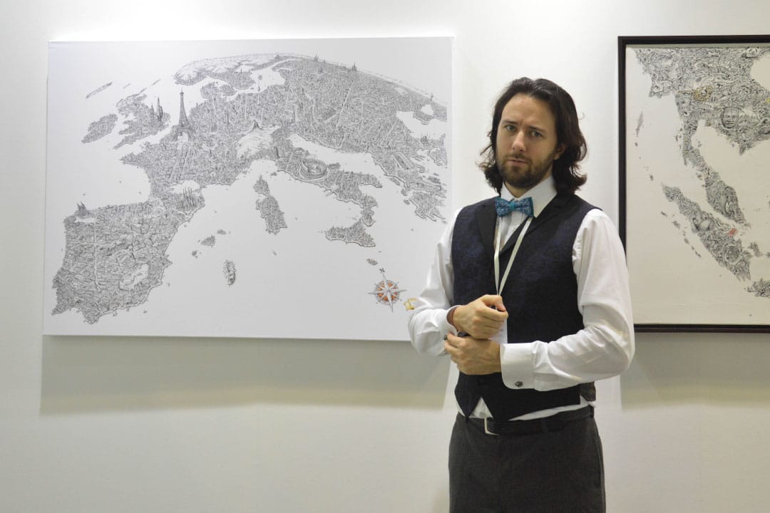 30歲的英國人Jeff Murray，經營藝術公司。