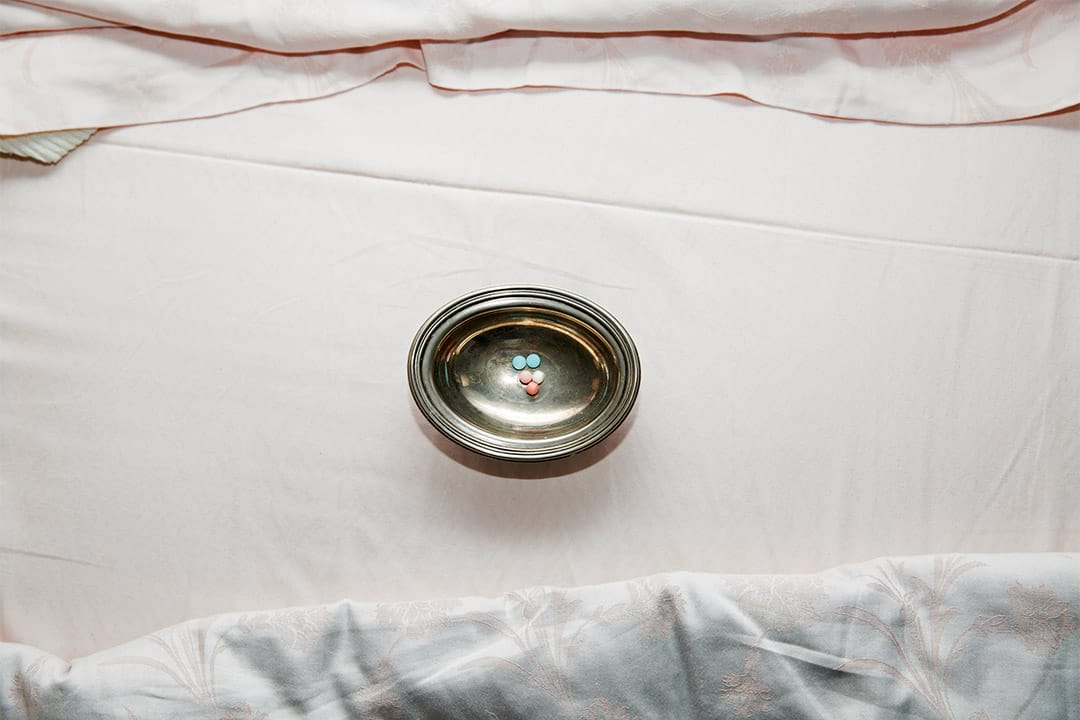 2015年6月23日,意大利科薩托,Marisa Vesco (Nonna) 需要服食的藥物。