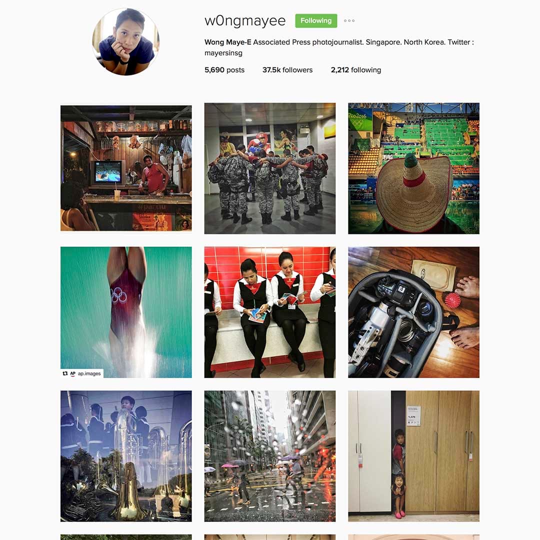 Wong Maye-E (@w0ngmayee），美聯社駐新加坡攝影記者，經常往來北韓作紀錄攝影報導。