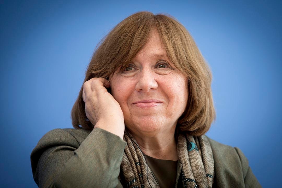 白俄罗斯女记者兼散文作家阿列克谢耶维奇。