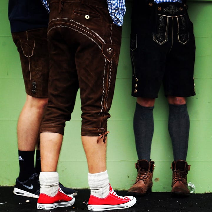 遊客抵達德國慕尼黑的特蕾西婭草坪 (Theresienwiese)，準備迎接今年的啤酒節。