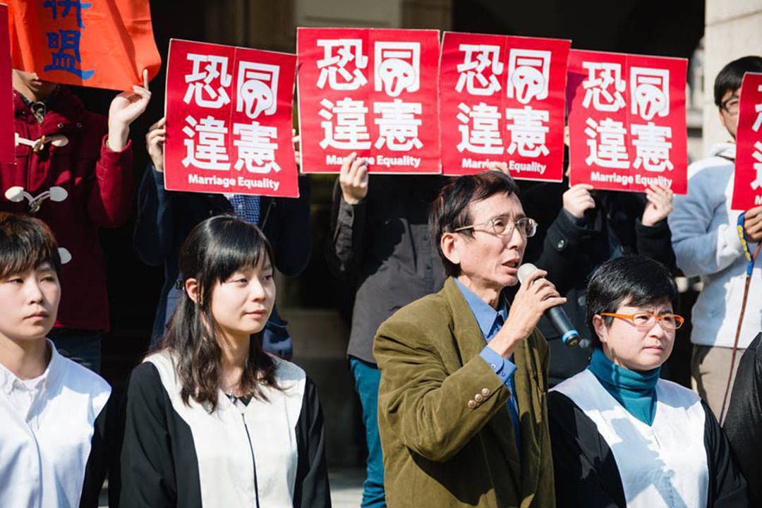 同志人權運動者祁家威。