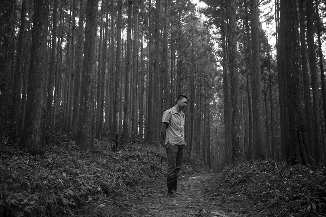 正昌製材廠的第二代經營者 梁國興。