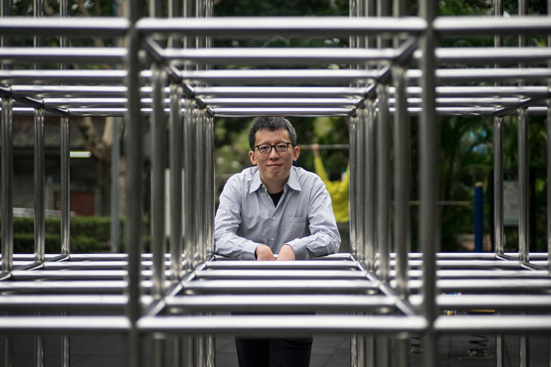 《歐洲的心臟》作者林育立。