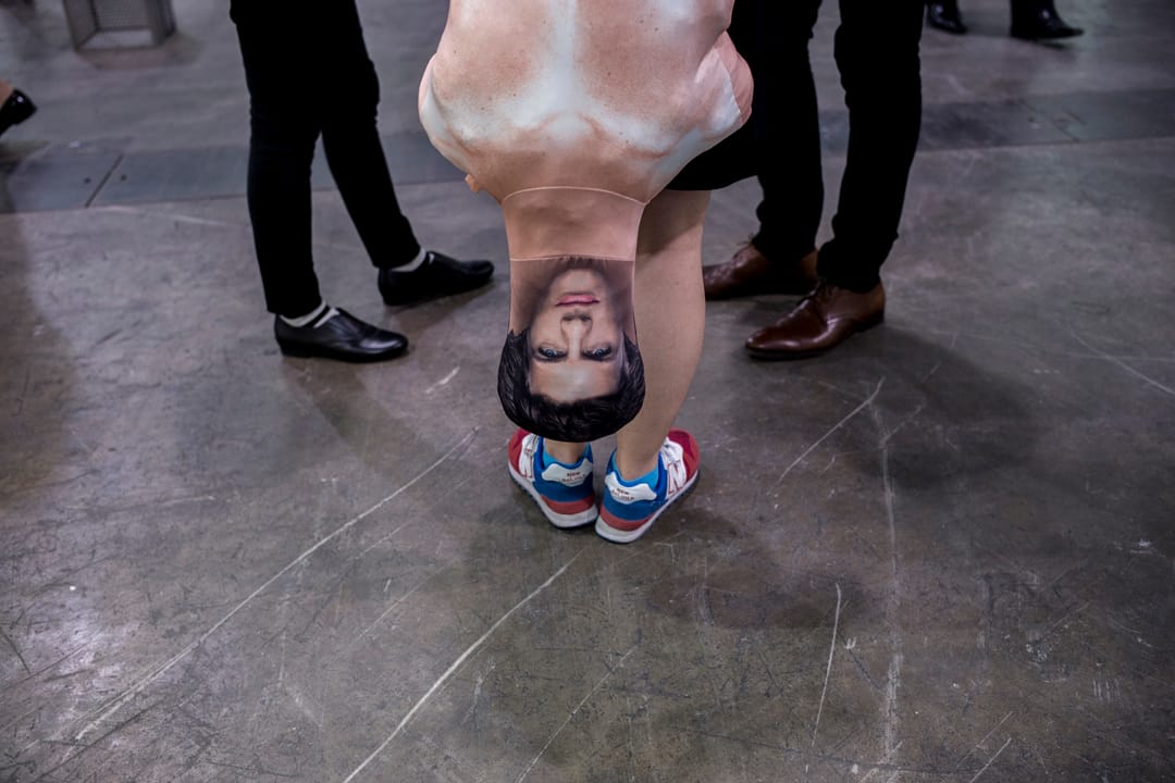 2017巴塞尔艺术展(Art Basel)现场。