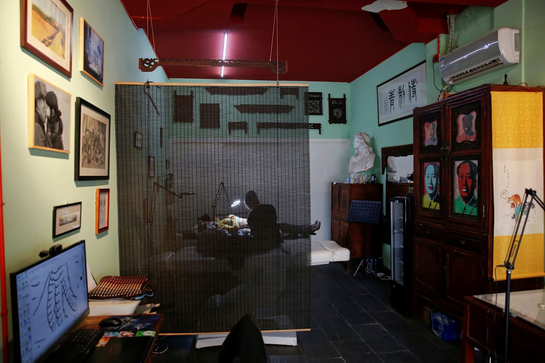 紋身師史海雷的工作室。