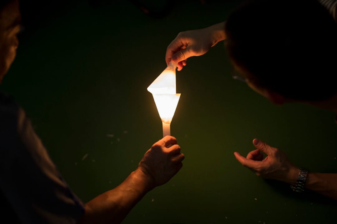 六四維園燭光集會。