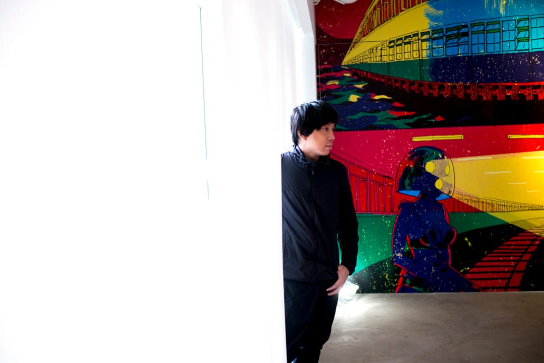 漫畫家江康泉(江記)。