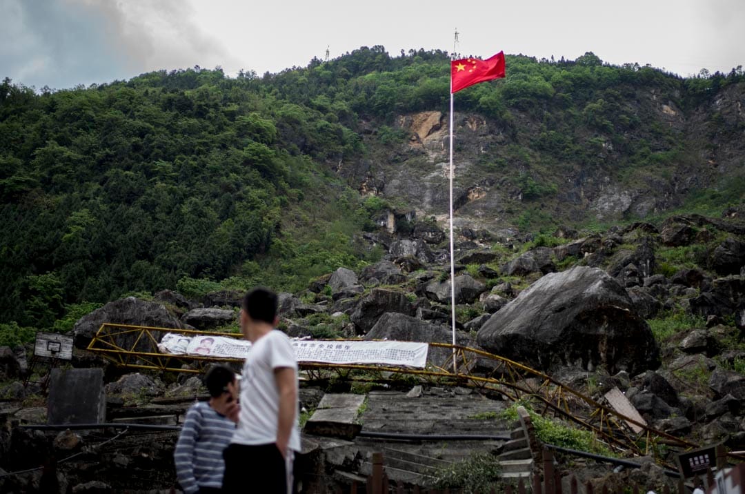 2018年，北川茅坝初中。