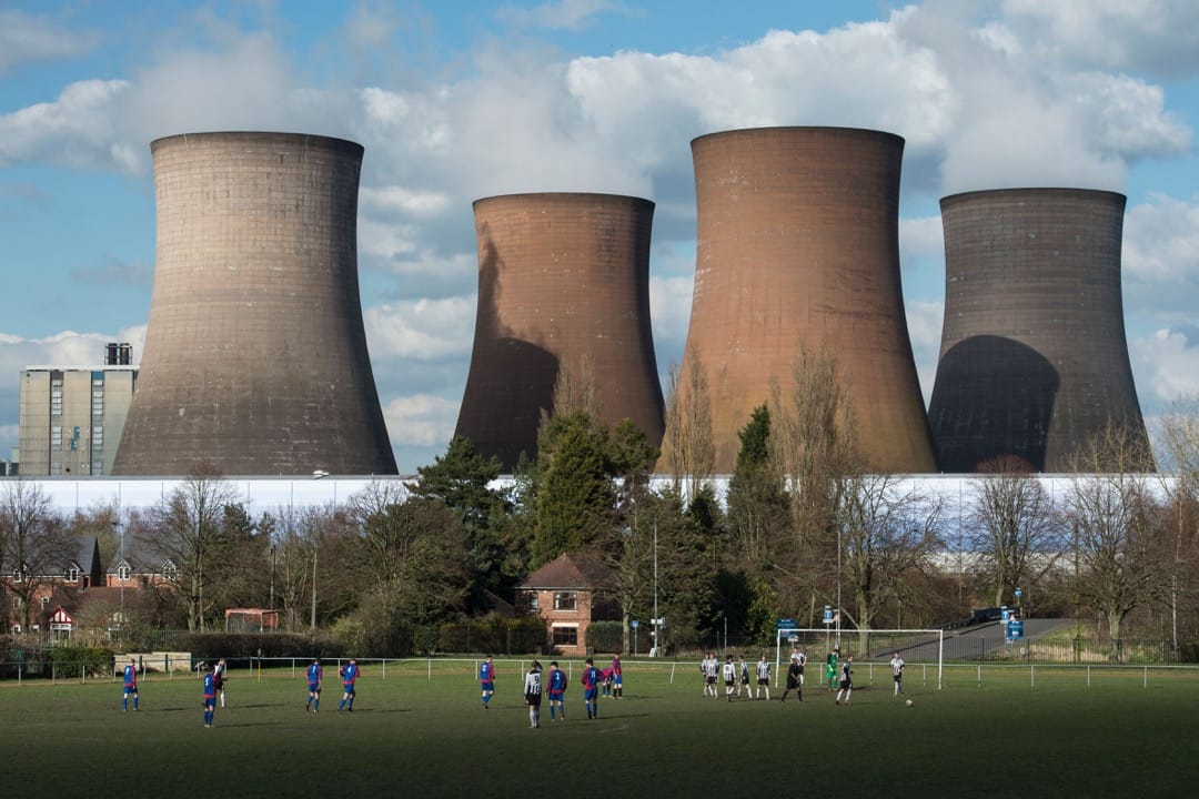 英國,斯塔福德郡,魯吉利發電廠。