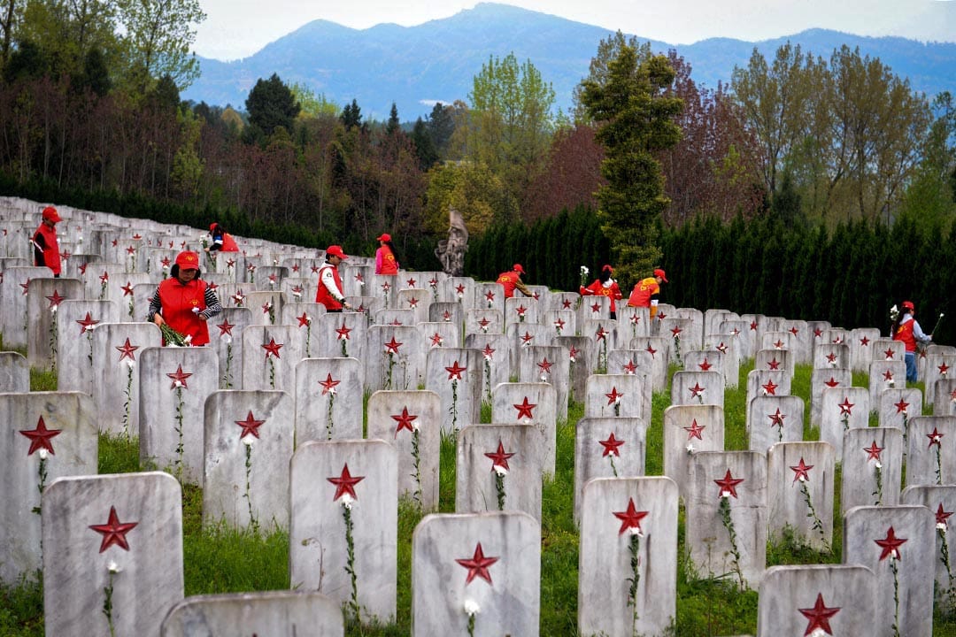 2019年4月5日,四川省巴中市川陝革命根據地紅軍烈士陵園。