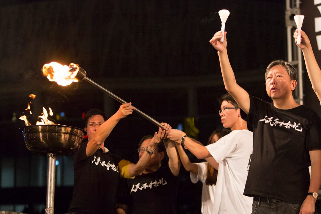 2019年6月4日,維園燭光晚會。