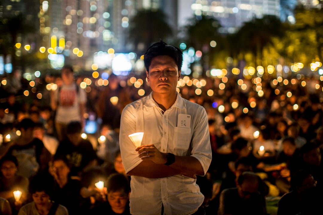2019年6月4日,維園燭光晚會。