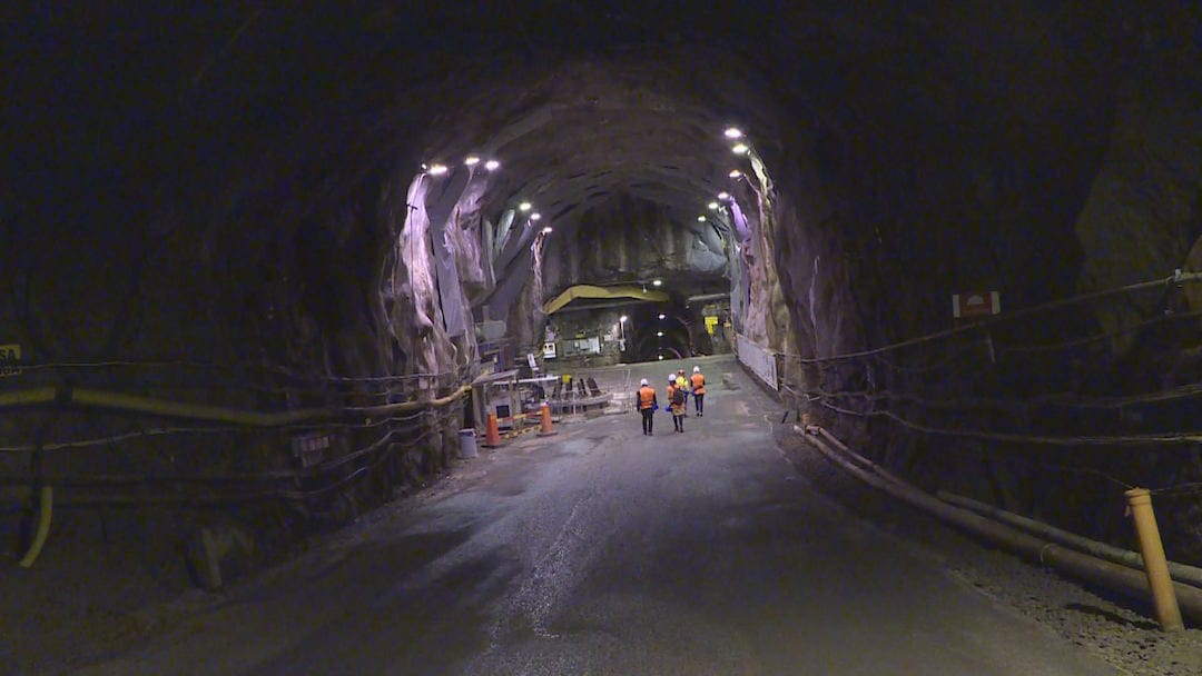 核废永久处置地下实验室位于450公尺深的地下,实验室设置24年来,已经做了近五千项试验。