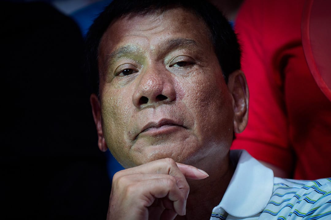 菲律賓總統杜特爾特。