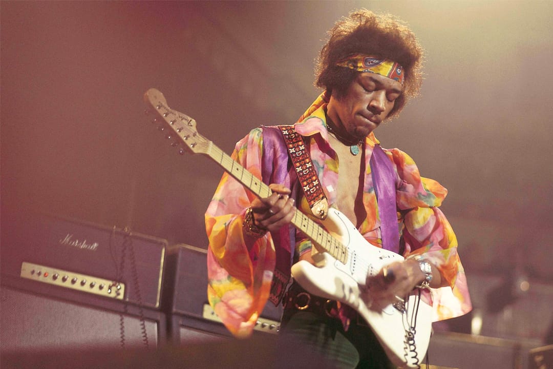 吉米·亨德里克斯和他的 Stratocaster。