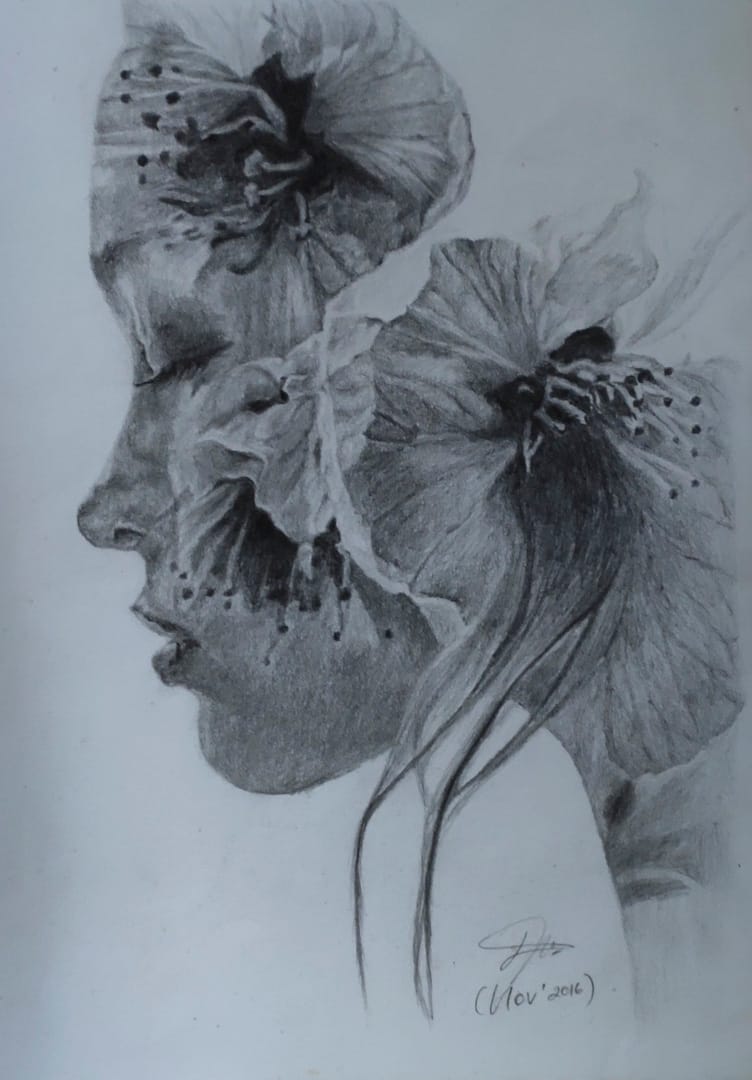 《女性与心灵》Woman and Mind,社会对女性强加审美秩序及观念,忽略每位女性灿烂而独特的内在美。