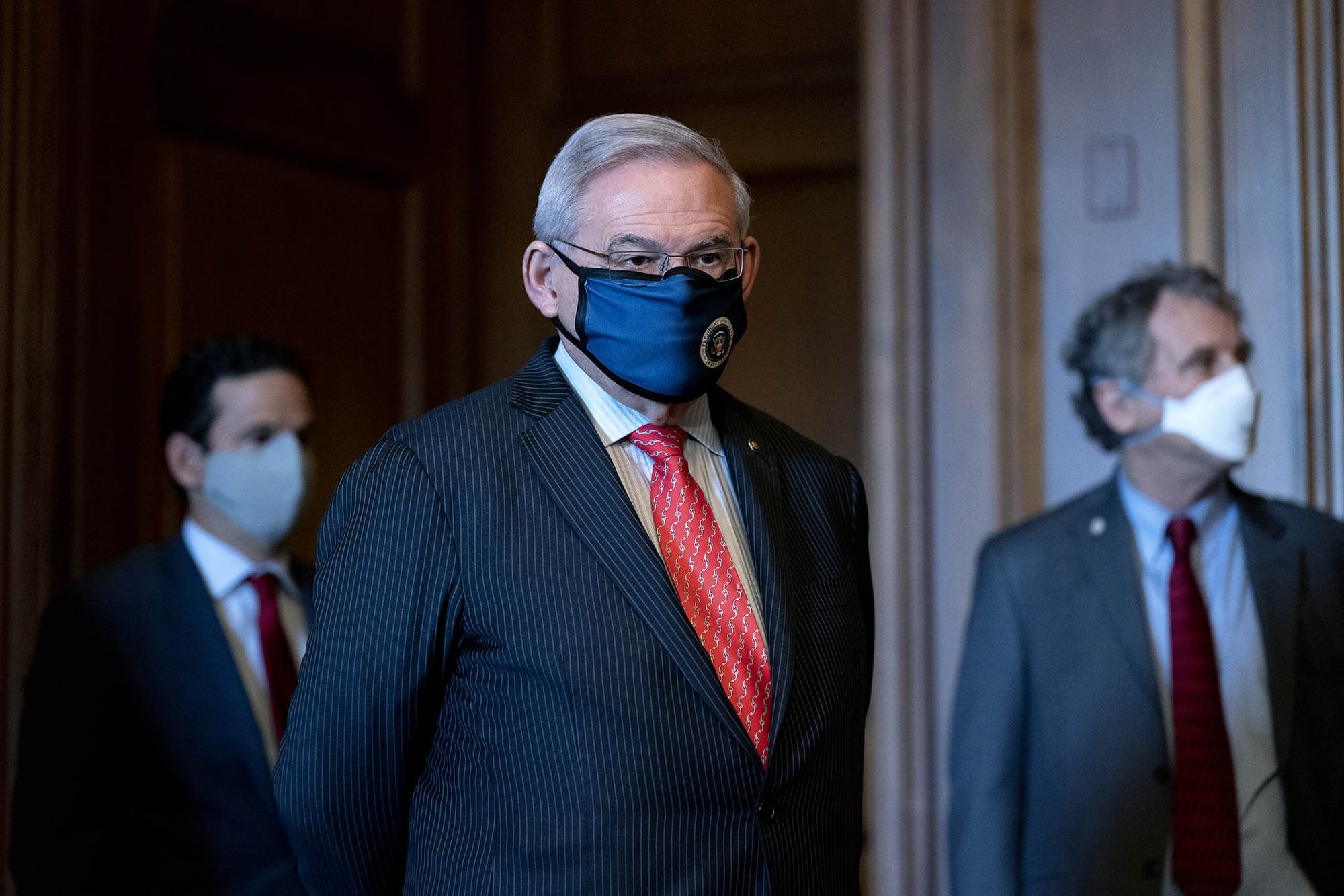 参议院外交事务委员会民主党主席梅南德兹。