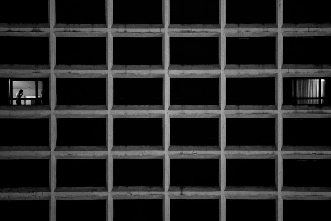 疫情期間,尖沙咀一間酒店空置的房間。