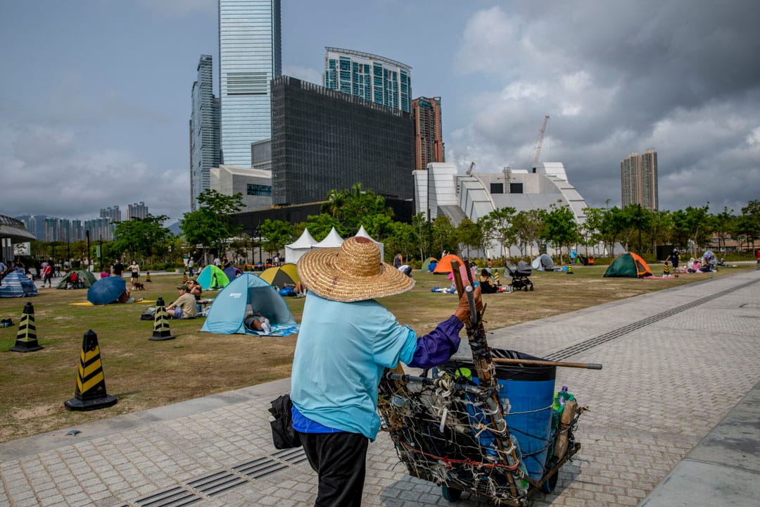 2021年3月29日,西九文化區M+博物館。