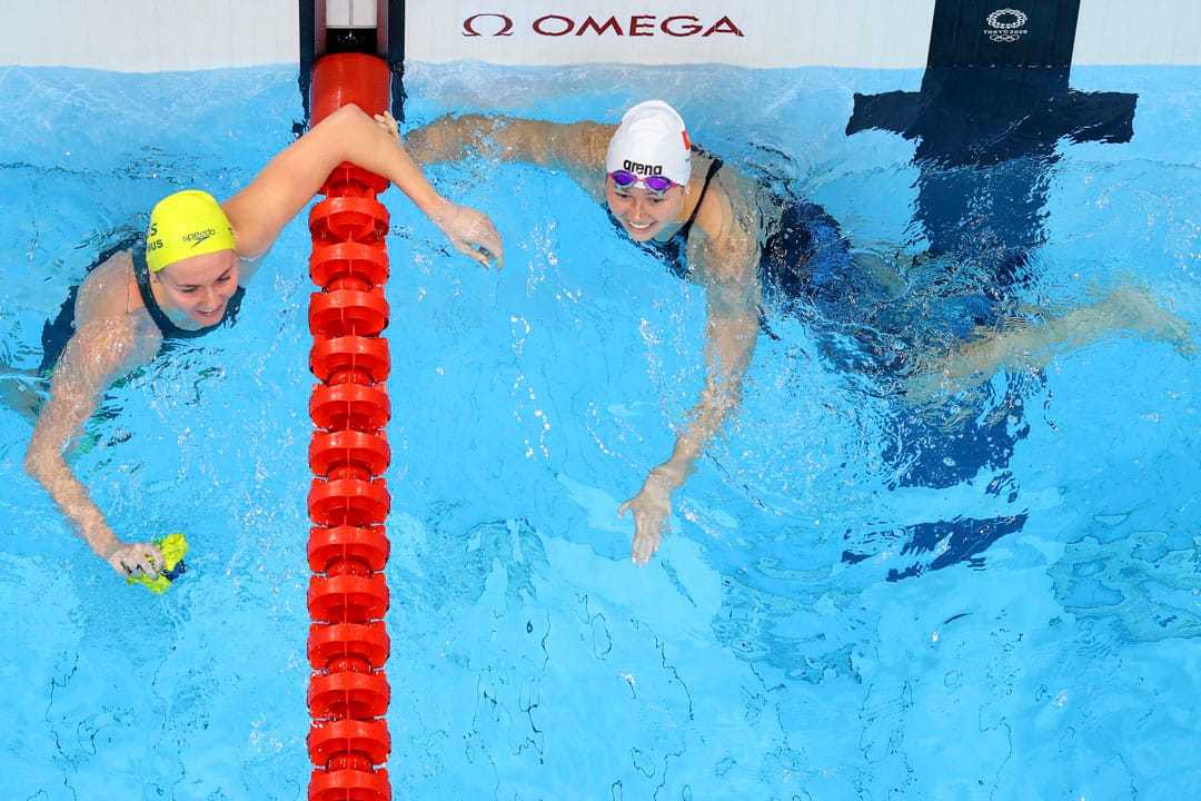 2021年7月28日,東京奧運女子200 米自由泳決賽中,香港選手何詩蓓奪得銀牌。