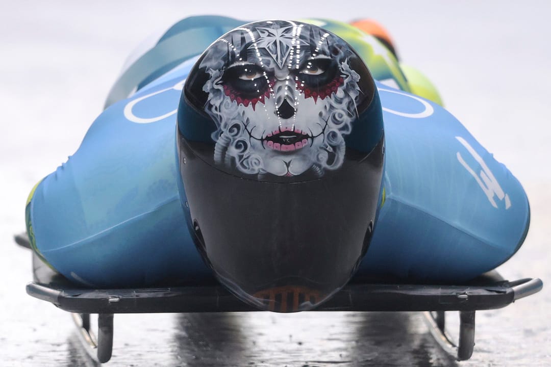 2022年2月10日，澳大利亚选手Nicholas Timmings出战男子俯式冰橇初赛赛事。