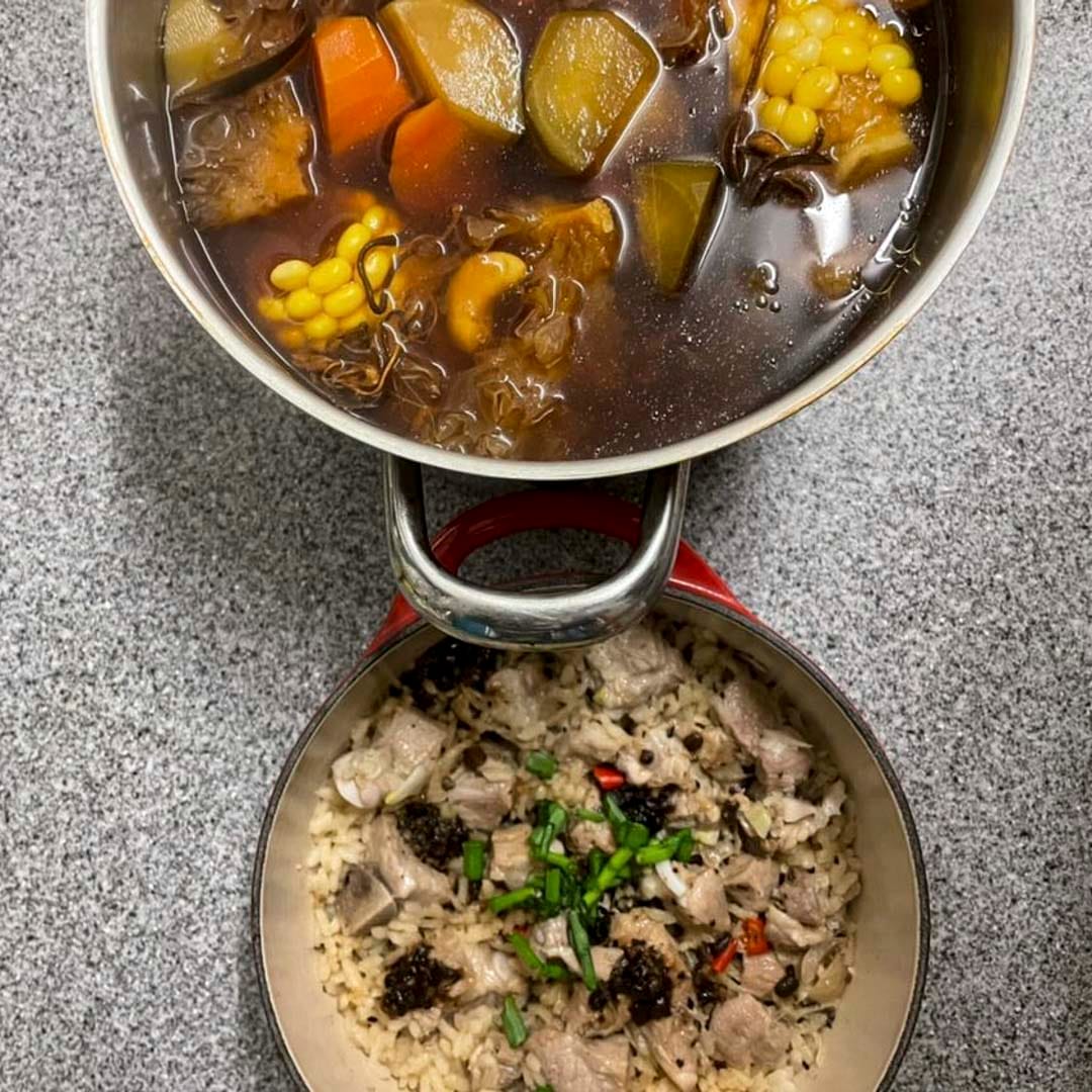 Hannah以網購食材烹調的菜色。