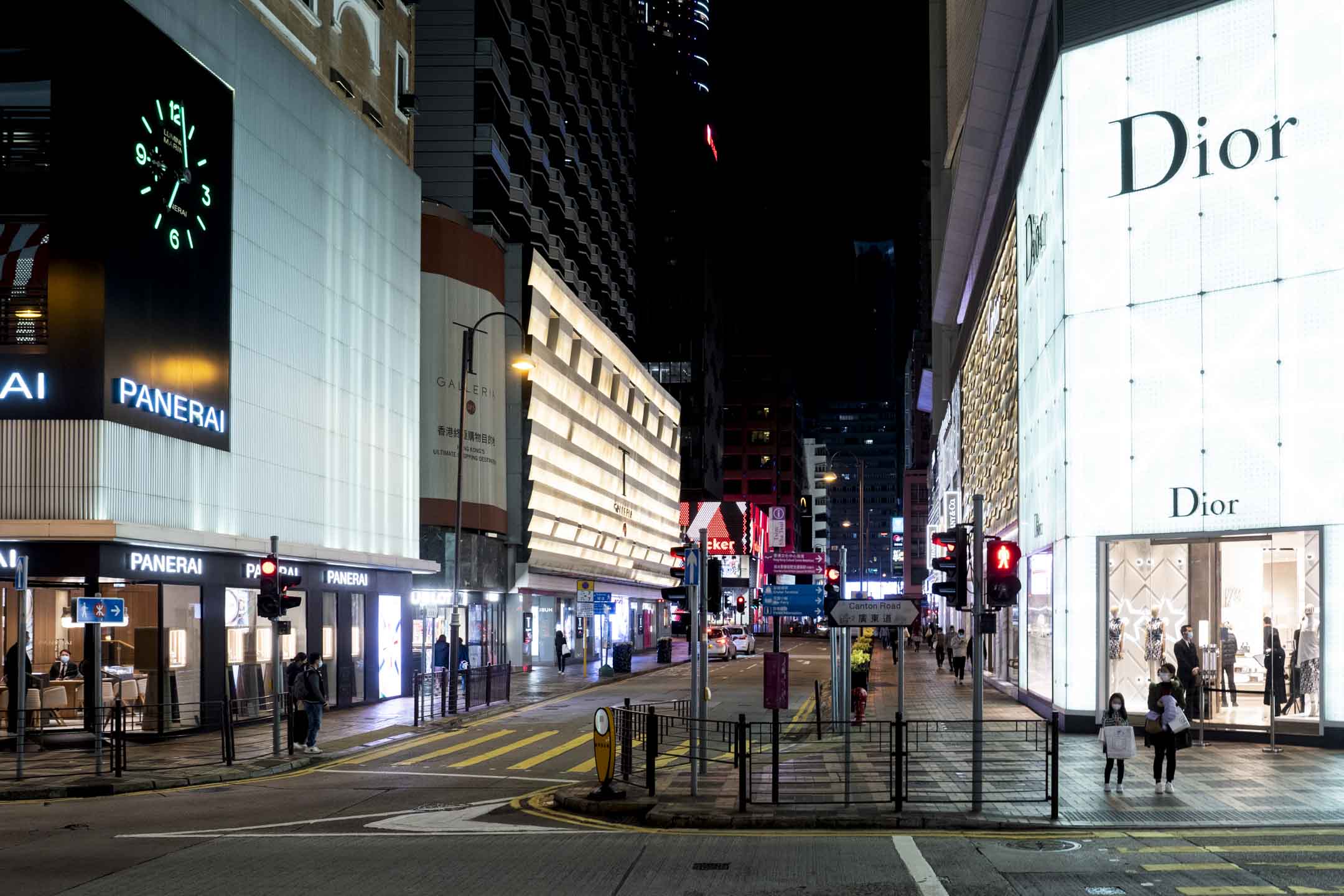 2022年2月23日，晚上6时58分，尖沙咀。