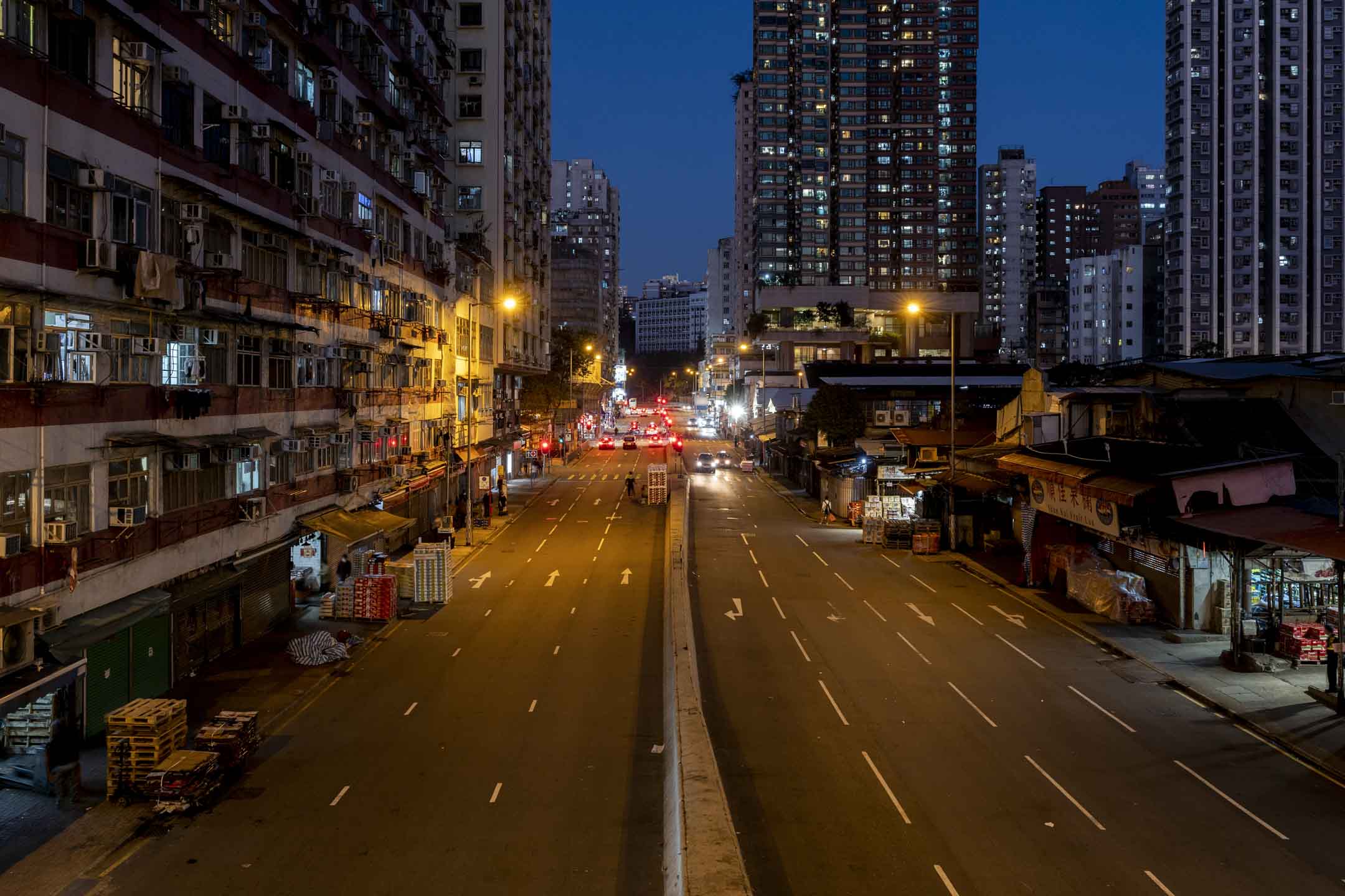 2022年3月7日，晚上6时51分，油麻地。