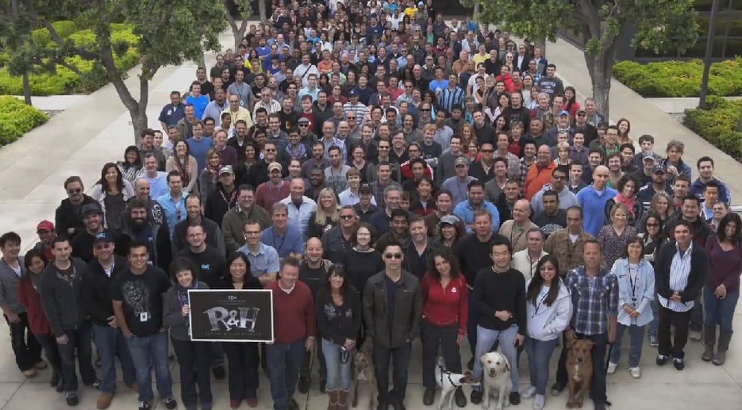 老字號特效公司Rhythm & Hues團隊。