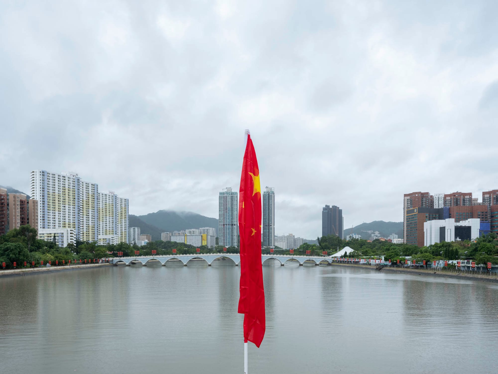 2022年9月30日，沙田城门河。