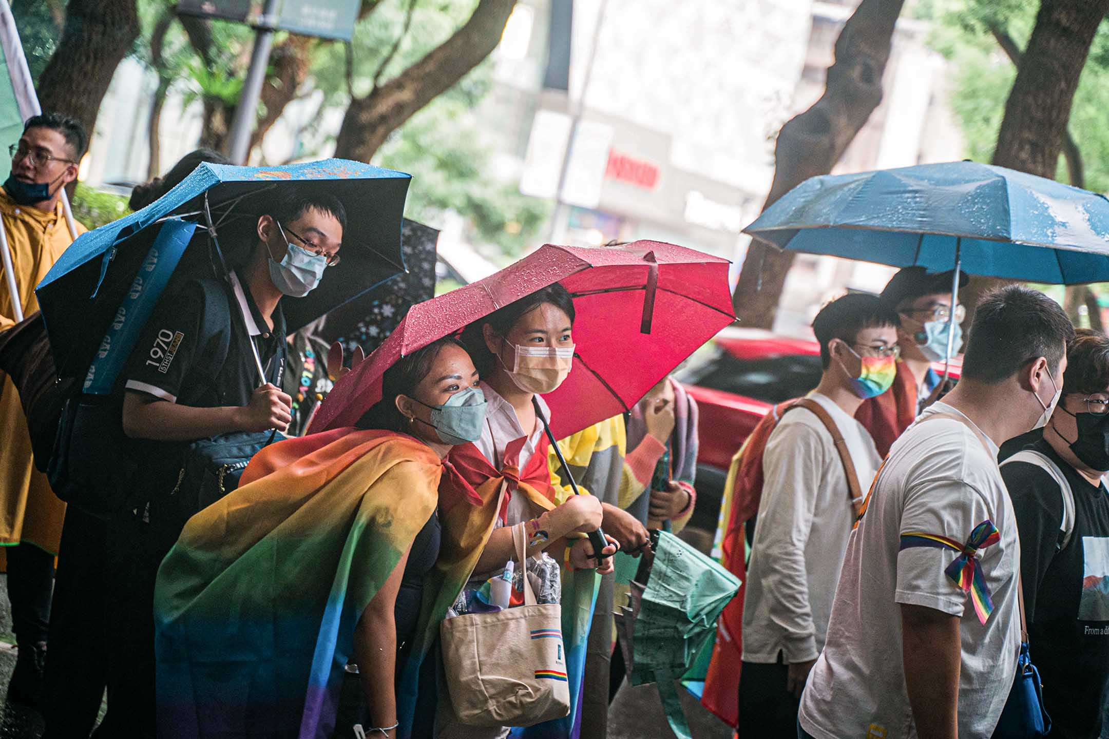 2022年10月29日，台北，第二十届台湾同志游行。
