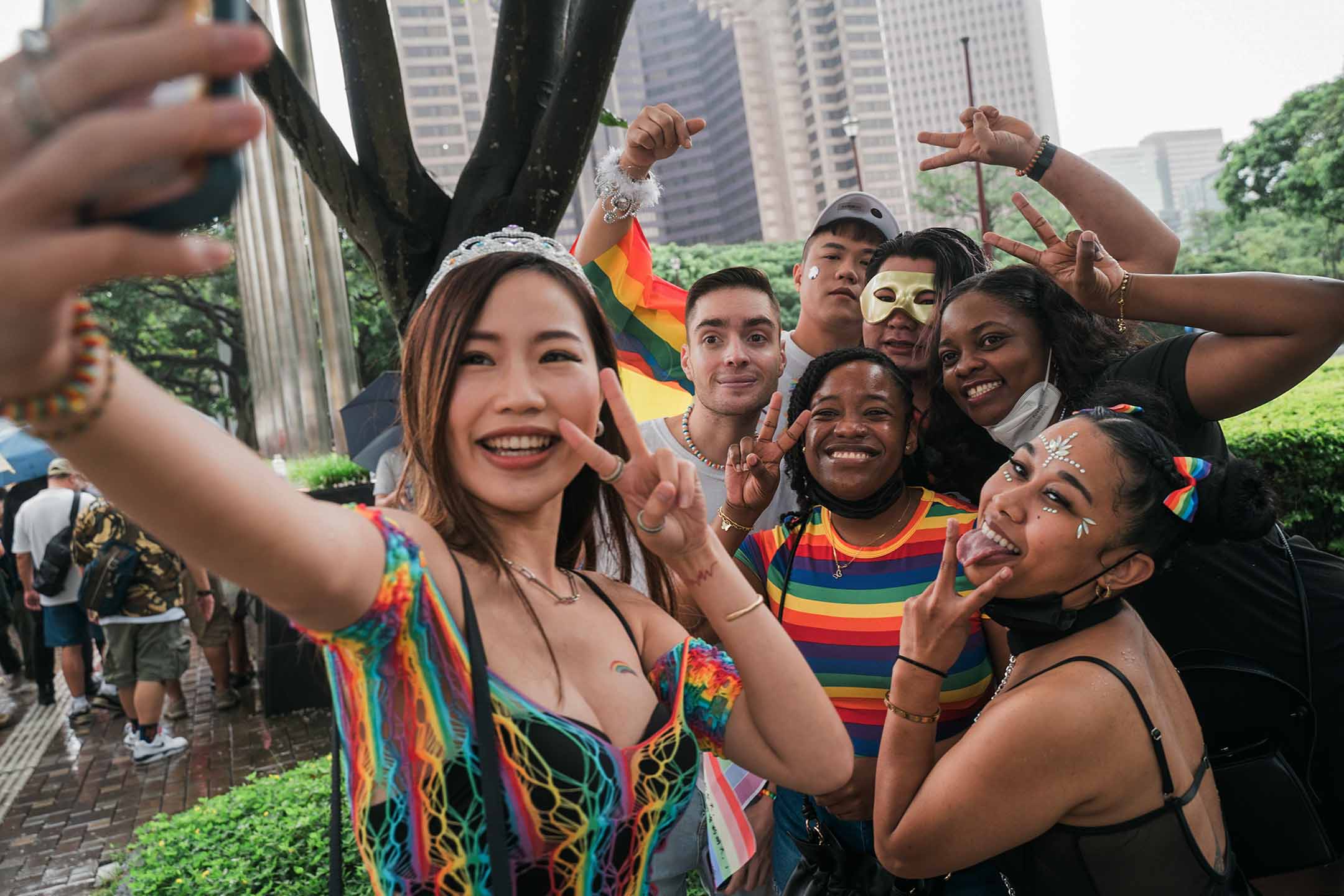 2022年10月29日，台北，第二十届台湾同志游行。