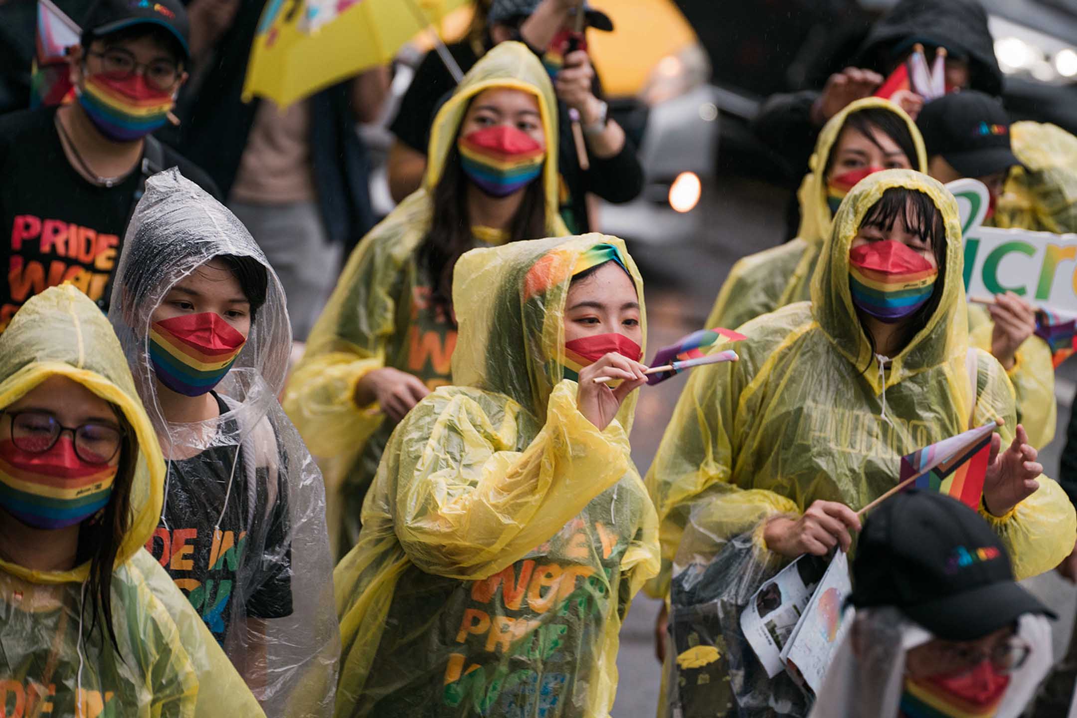 2022年10月29日，台北，第二十届台湾同志游行。