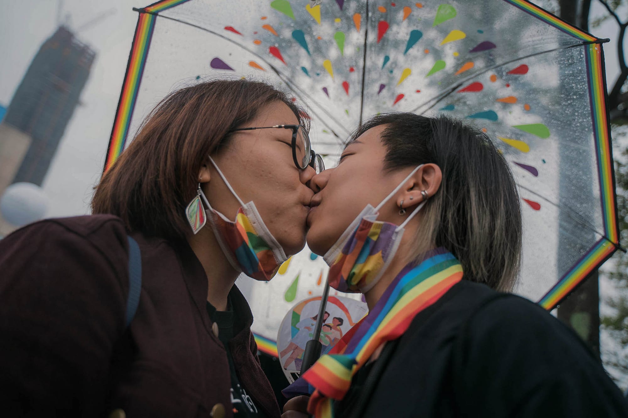 2022年10月29日，台北，第二十届台湾同志游行。