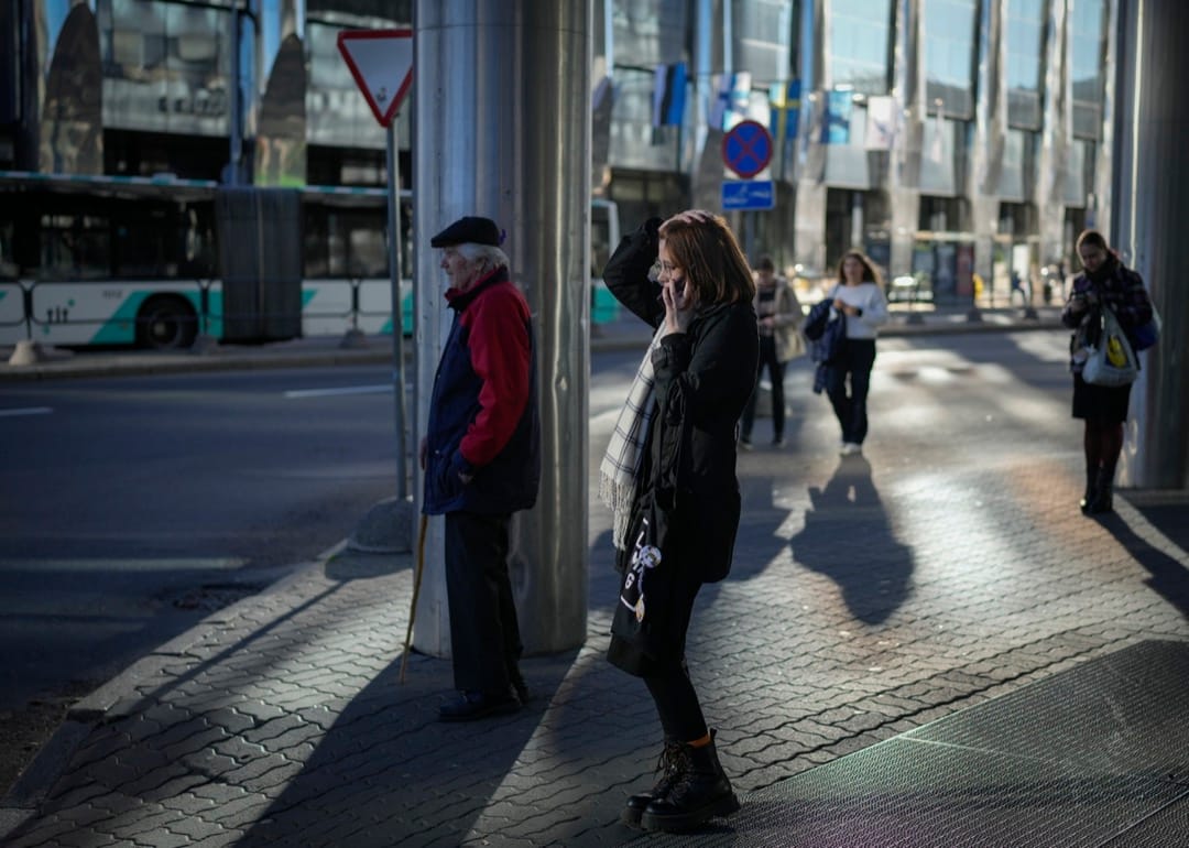 2022年10月，爱沙尼亚首都塔林街头。