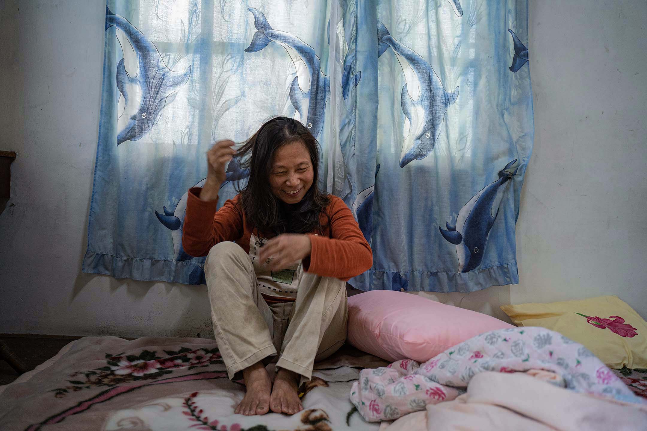 2023年4月9日,台中番仔路庄,「台中市太平區番仔路自救會」主委林秀芬的家。