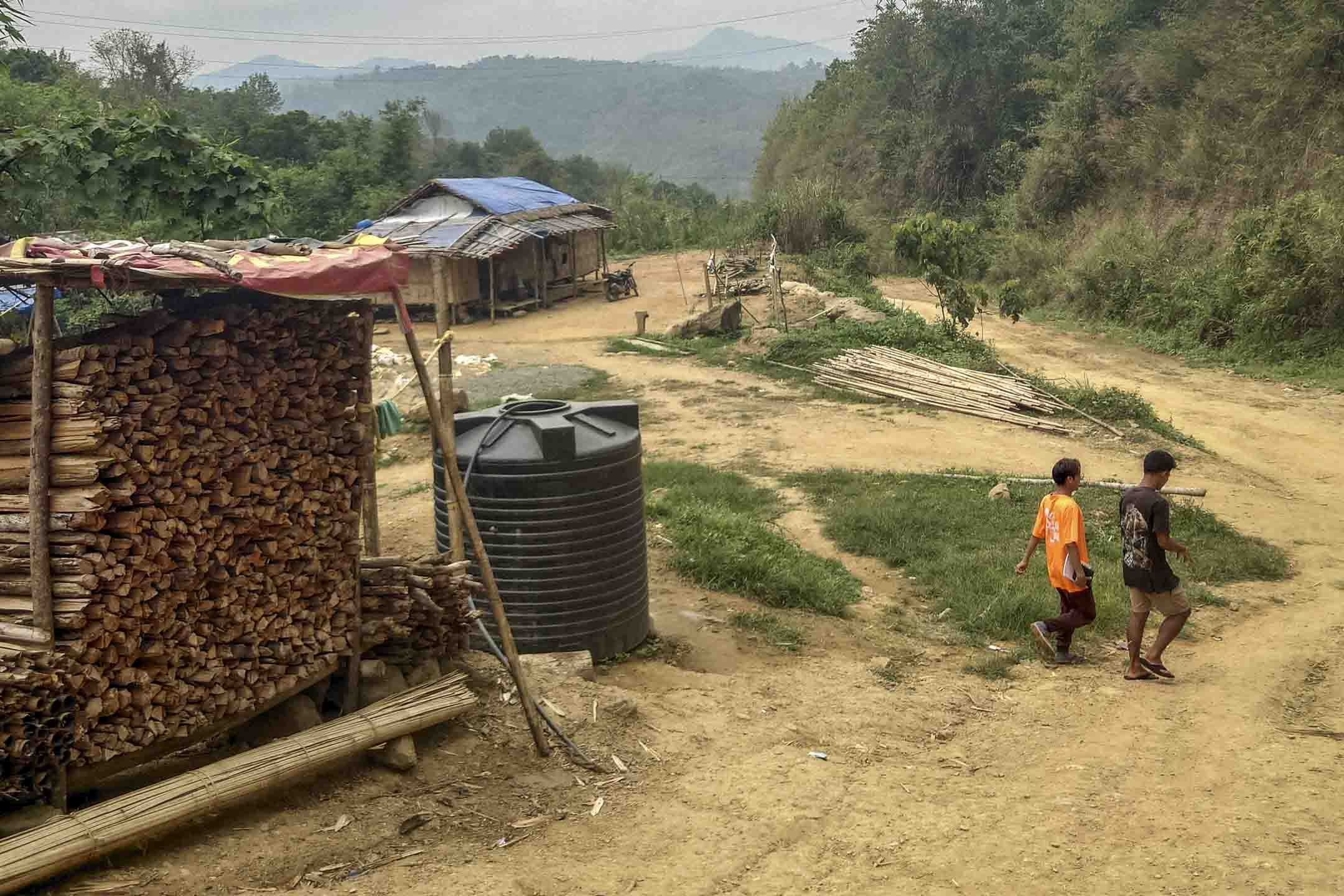 西梅難民營。攝影:翁婉瑩