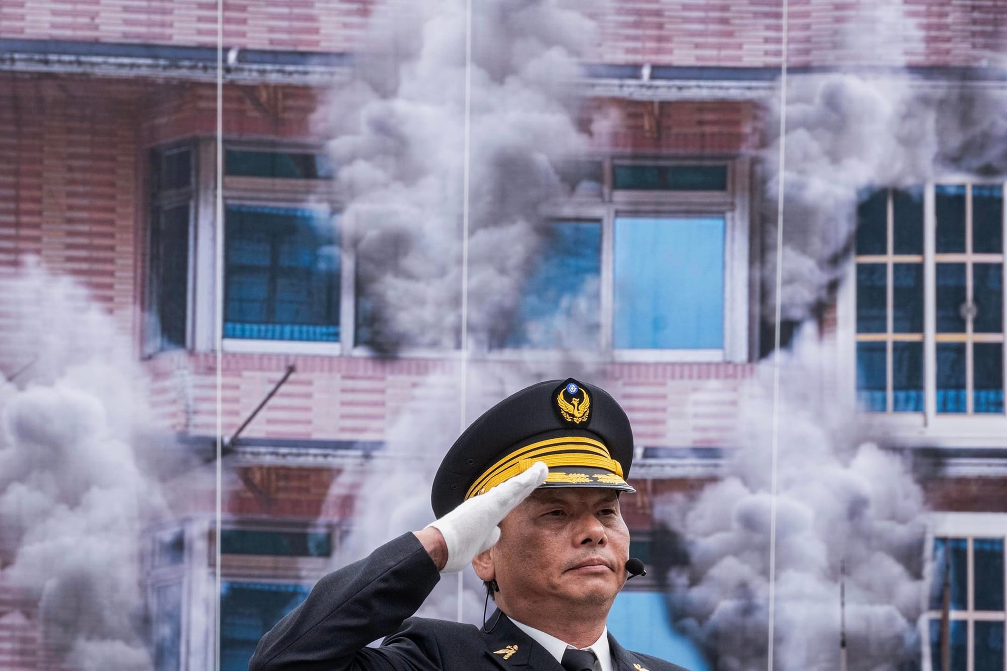 2023年6月15日，基隆，民安9号演习。摄：陈焯𪸩/端传媒