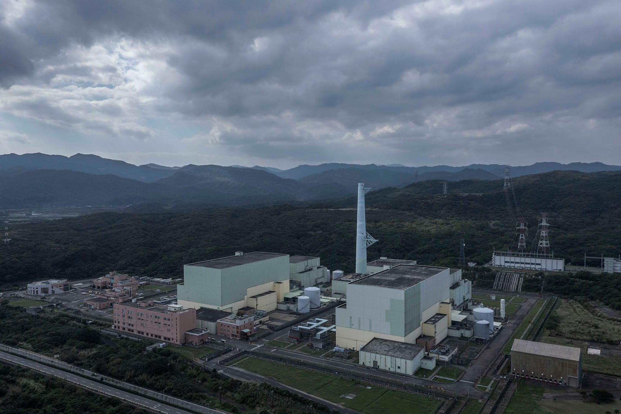 2021年12月4日,貢寮第四核電站。 攝:Lam Yik Fei/Getty Images