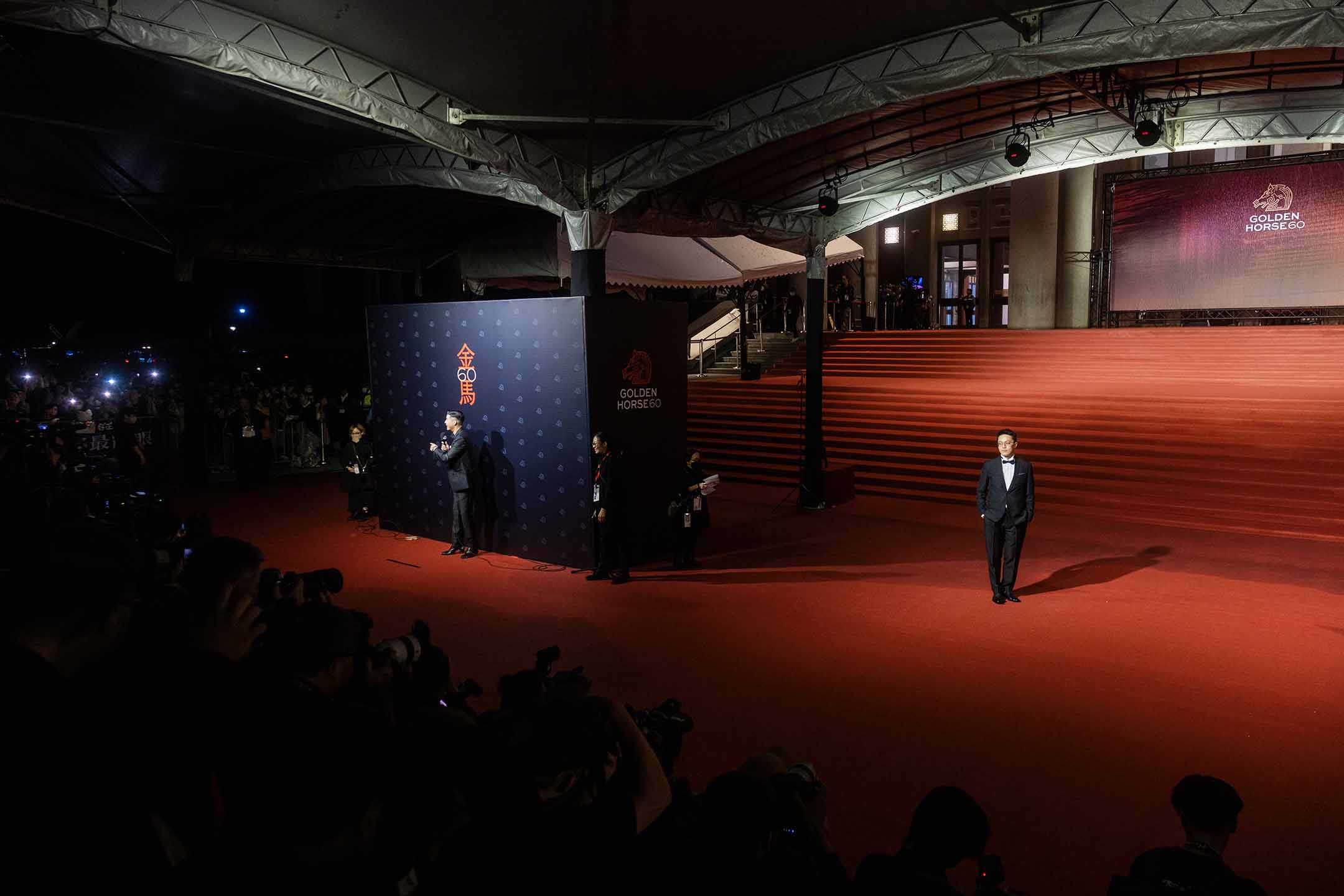 2023年11月25日,第60届金马奖颁奖典礼。摄:陈焯煇/端传媒