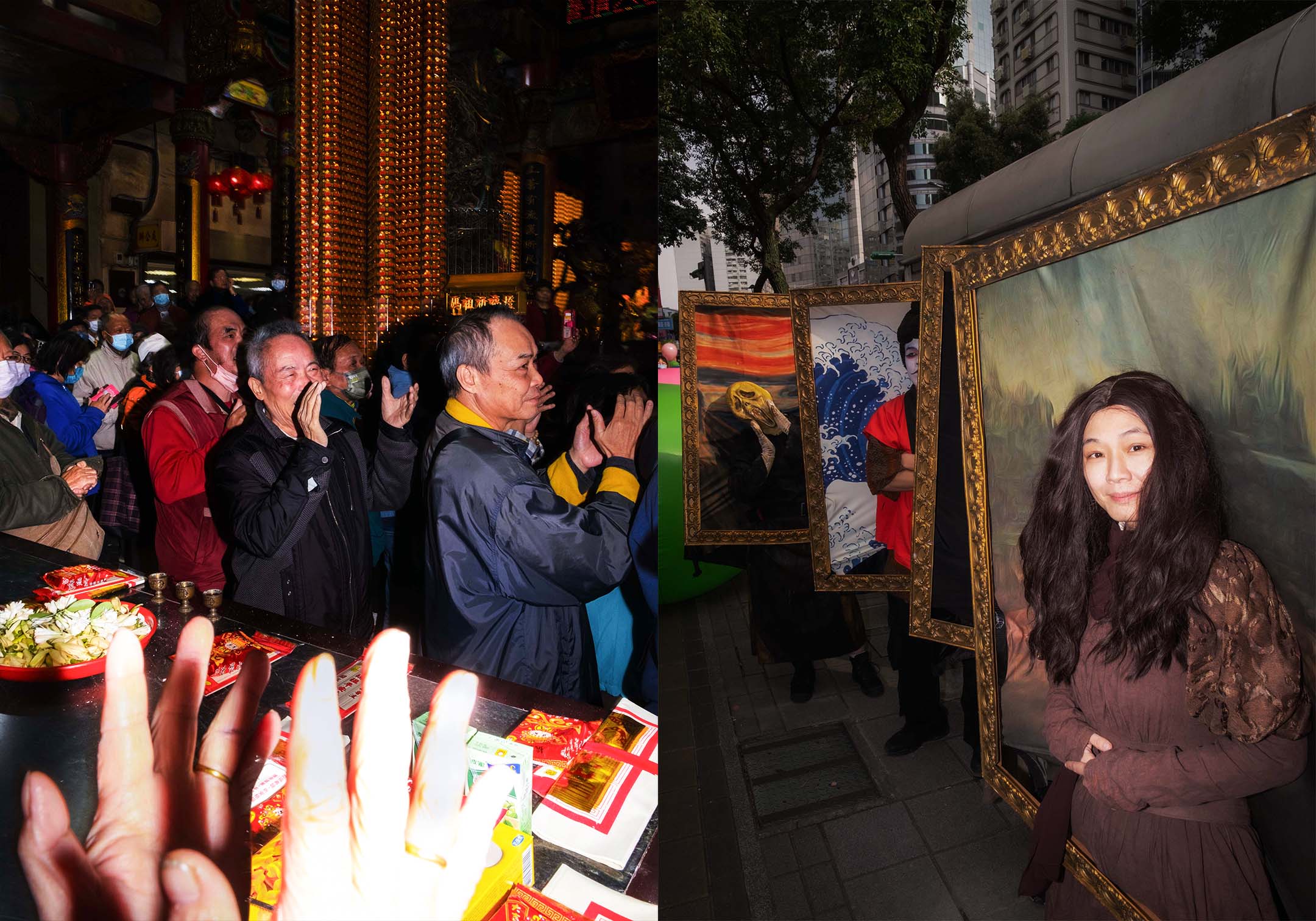 民進黨的造勢活動。攝:陳焯煇/端傳媒