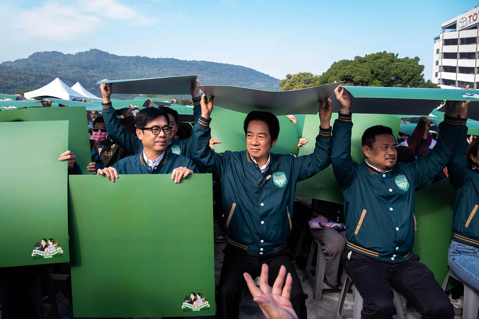 2023年12月22日，高雄，民進黨總統候選人賴清德在競選活動上。攝：陳焯輝/端傳媒