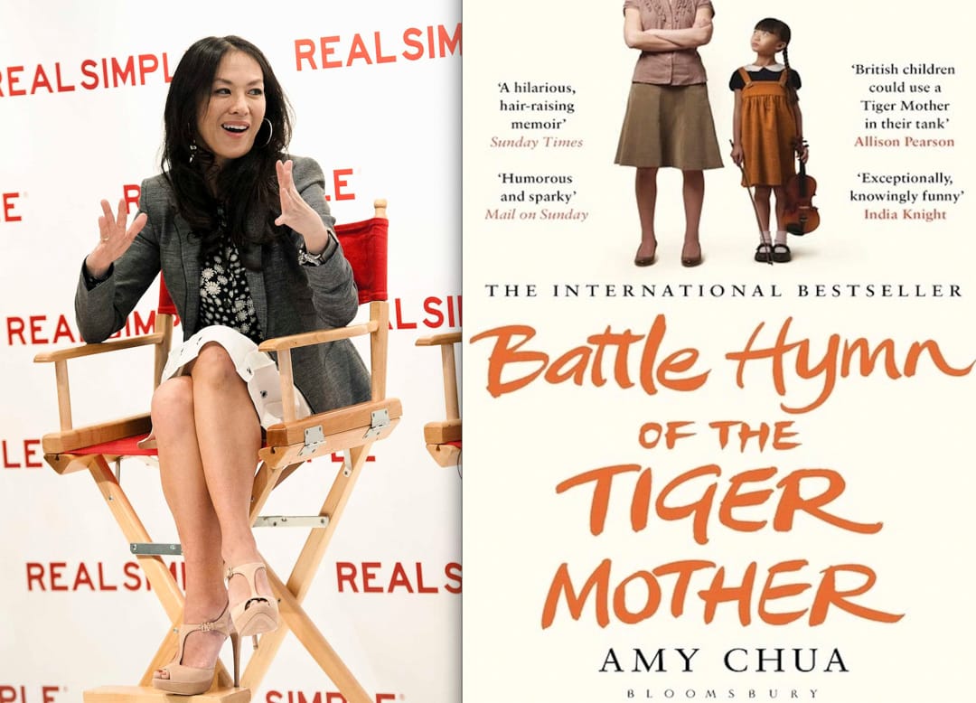 《虎妈的战歌》（Battle Hymn of the Tiger Mother, 2011）的作者 Amy Chua 。摄：Slaven Vlasic/Getty Images