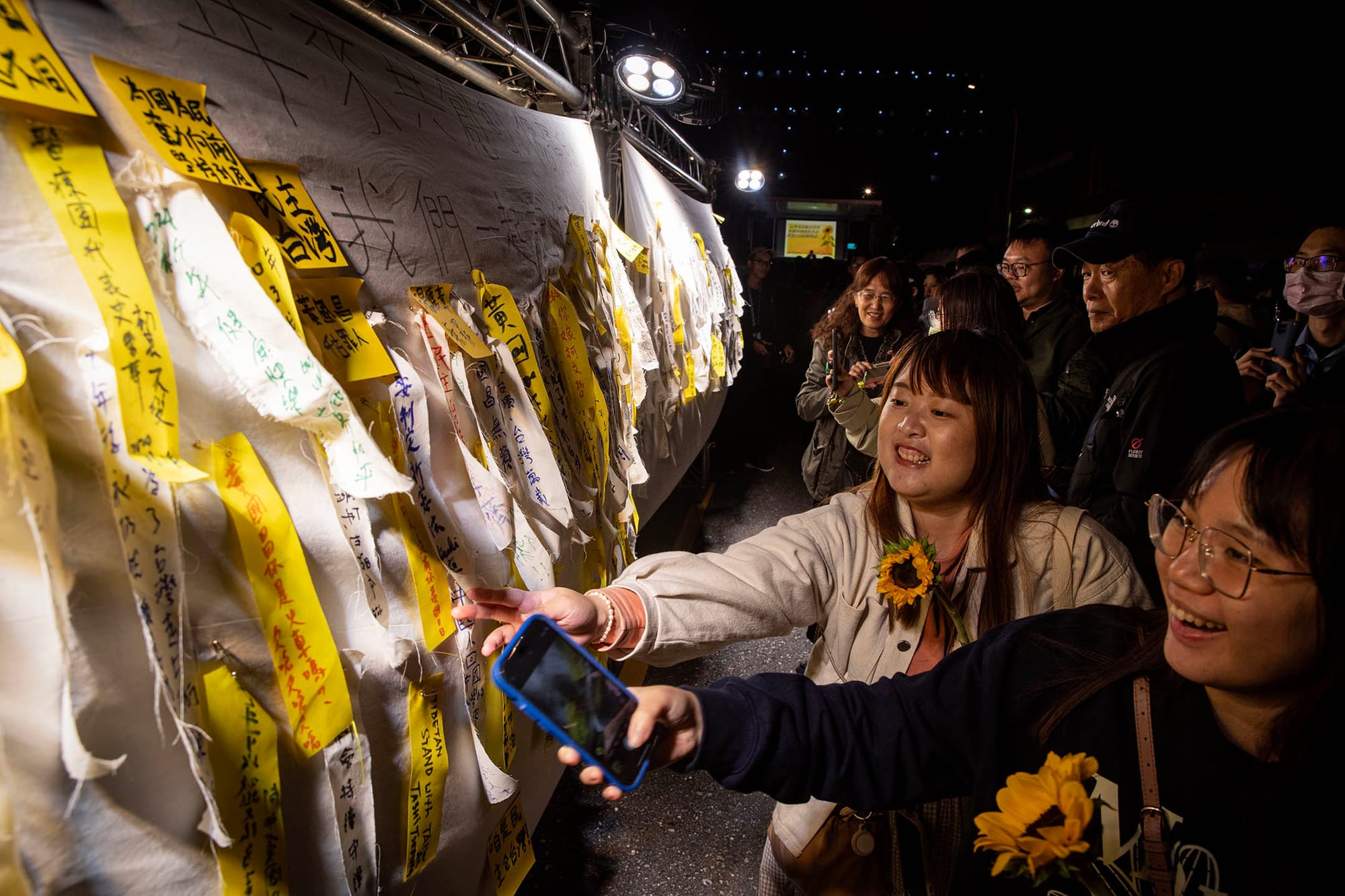 2024年3月18日，台北，太陽花學運10週年晚會。攝：陳焯煇/端傳媒