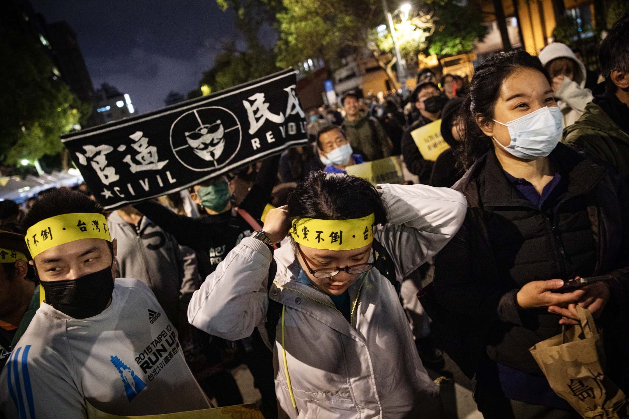 2024年3月18日，台北，太陽花學運10週年晚會。攝：陳焯煇/端傳媒