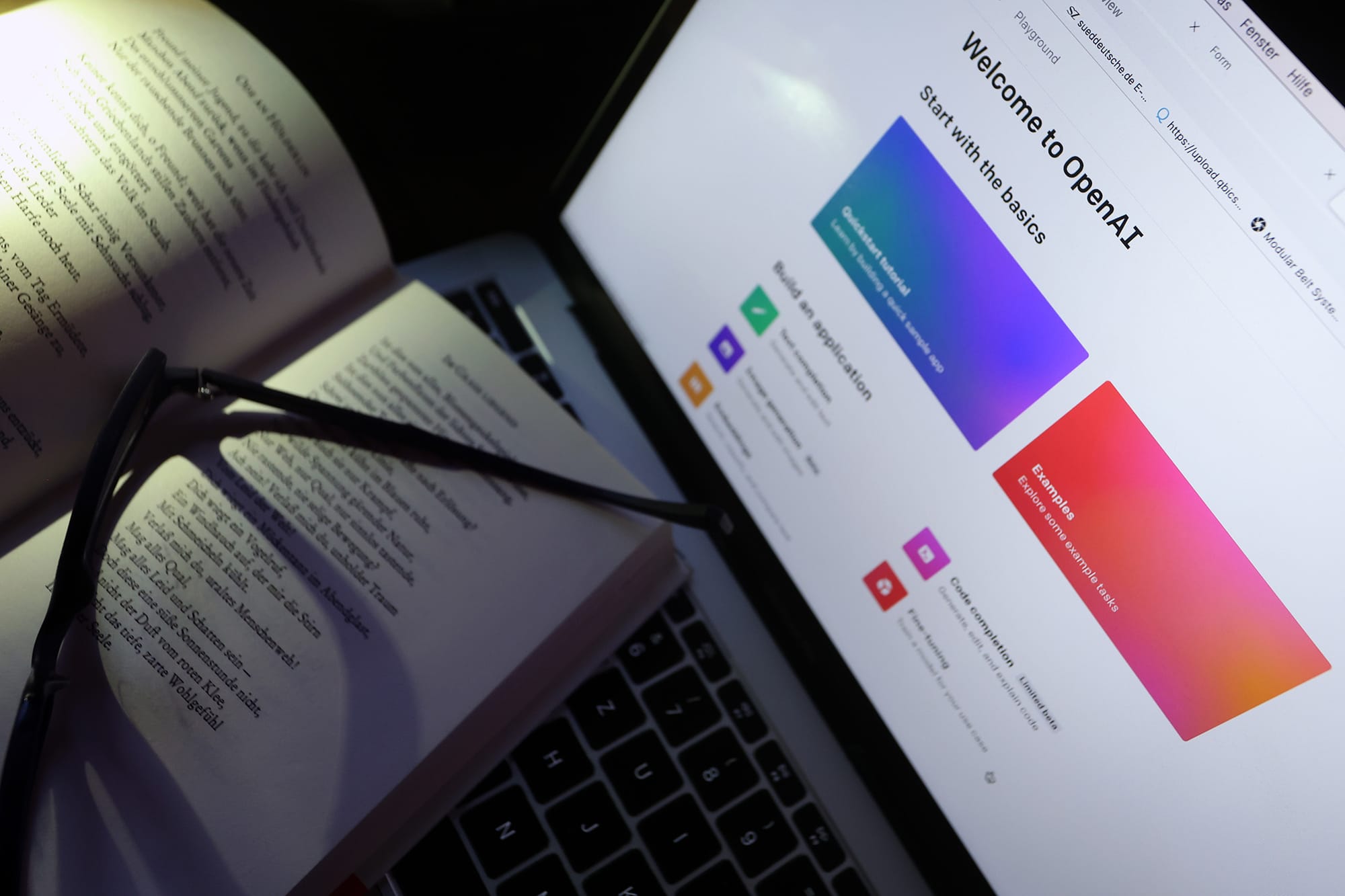 ChatGPT的主页。摄:Karl-Josef Hildenbrand/picture alliance via Getty Images