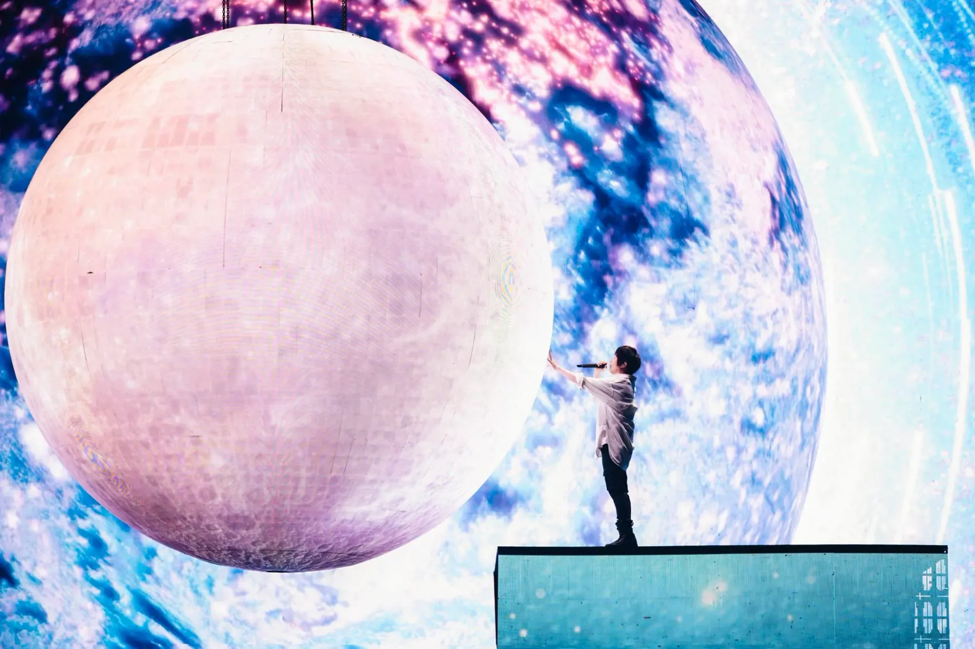 五月天在北京鳥巢的演出。圖片來源：五月天 Facebook Pages